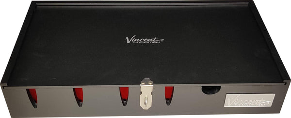 Vincent Countertop Tray Station Organizer 6 (Black)