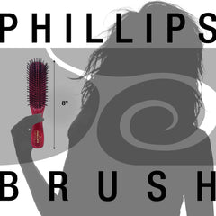 Phillips Brush Emerald Light Touch 6 Hair Brush - Part of the Gem Collection