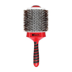 HairArt Itech Magnetic Tourmaline Boar and Nylon Bristle Hair Brush, 4 1/4 Inch