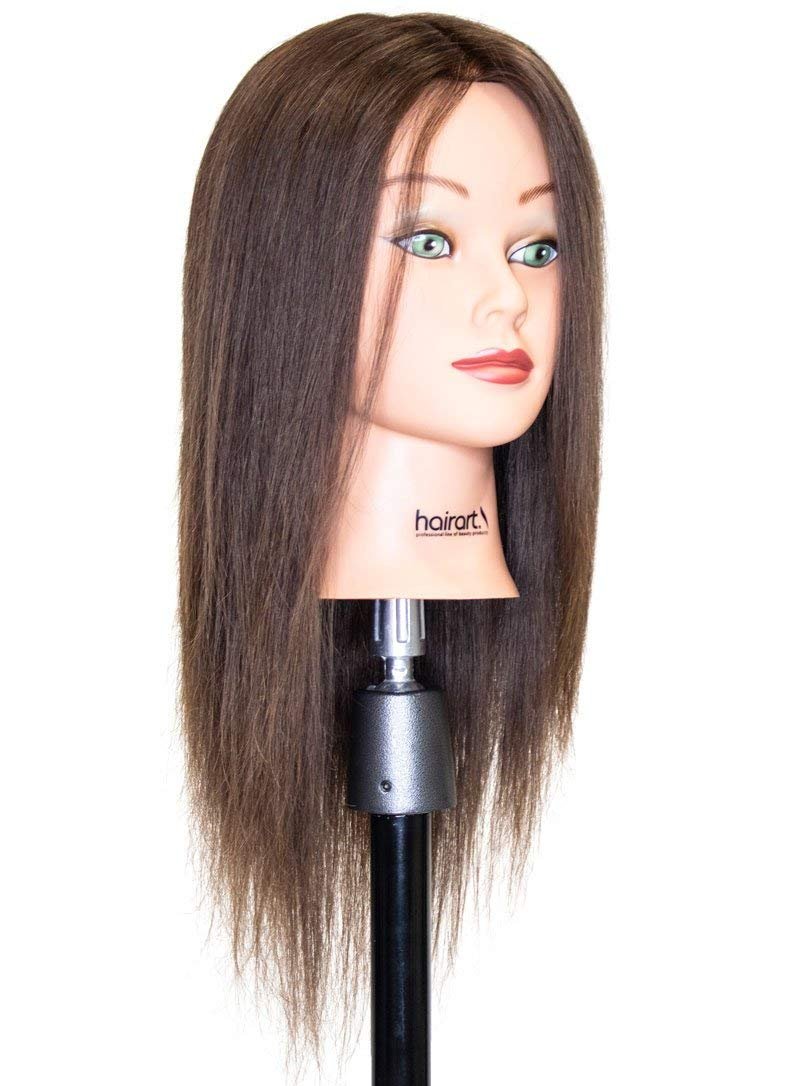 Chantal Cosmetology Training Head, European Hair Mannequin for Practice, [100% European Hair Mannequin] Training Head