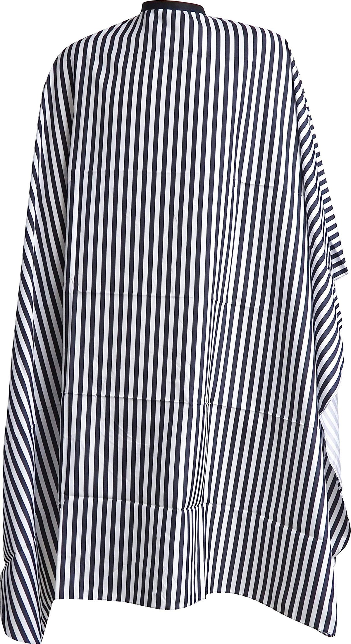 Black & White Striped Professional Cutting Cape