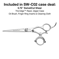 Olivia Garden SwivelCut Professional Hairdressing Shears Intro Case Deal (5.75