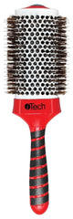 HairArt Itech Magnetic Tourmaline Boar and Nylon Bristle Hair Brush, 4 1/4 Inch