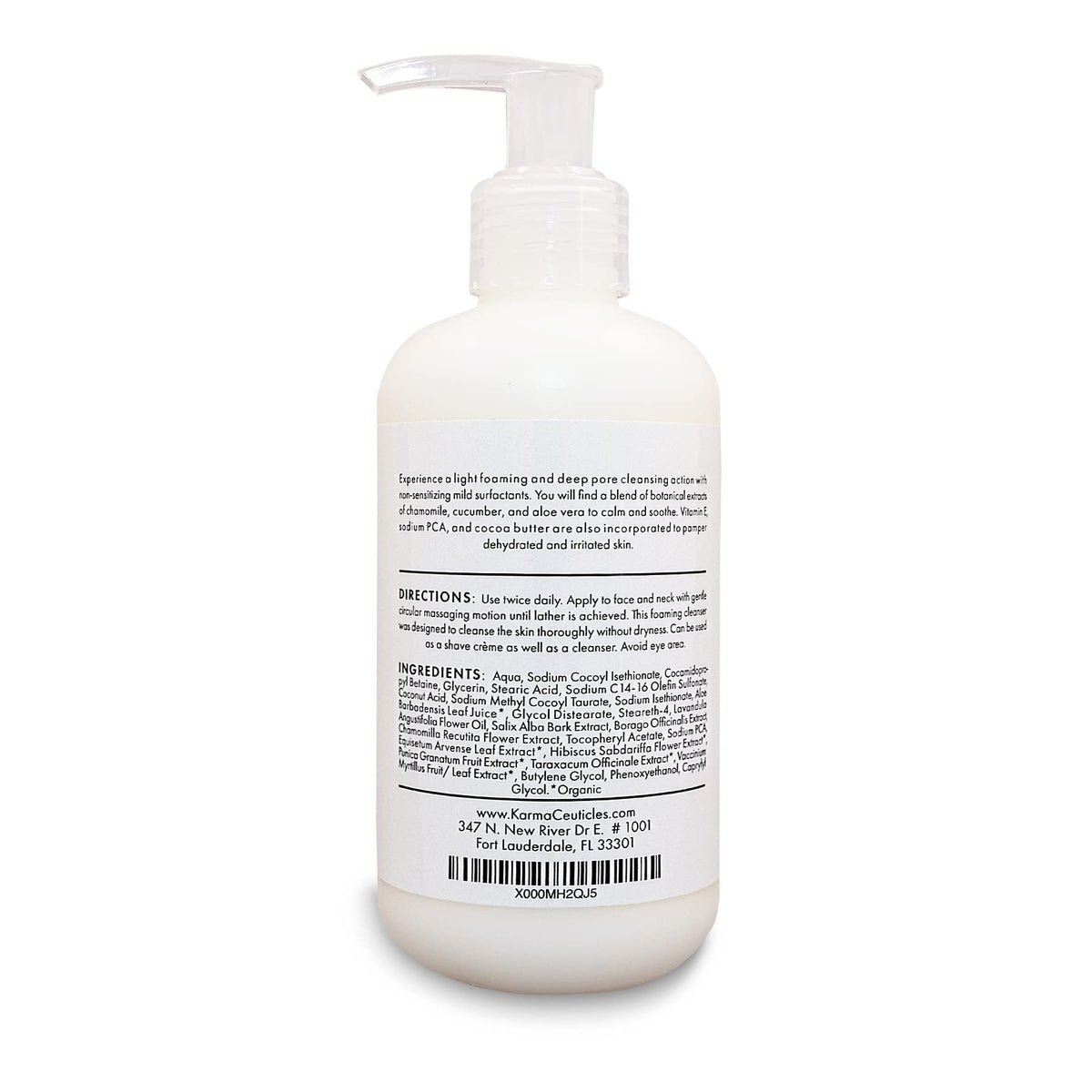 KarmaCeuticles Borage Leaf Foaming Cleanser, 8 oz.