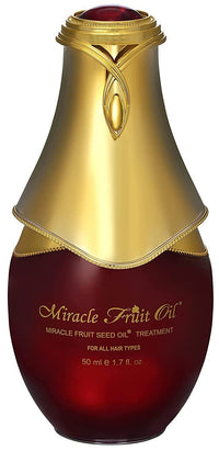 Miracle Fruit Seed Hair Oil – 1.7oz Hair Care Treatment for All Hair Types – Ultra Shiny and Strong Hair Oil for Dry Damaged Hair and Growth