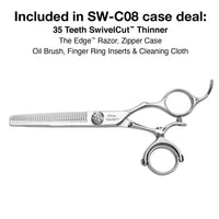 Olivia Garden SwivelCut Professional Hairdressing Shears Intro Case Deal (5.75")