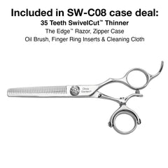 Olivia Garden SwivelCut Professional Hairdressing Shears Intro Case Deal (5.75