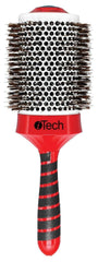 HairArt Itech Magnetic Tourmaline Boar and Nylon Bristle Hair Brush, 4 1/4 Inch