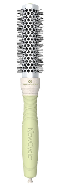 Olivia Garden NewCycle Round Thermal Hair Brush (not electrical) with ceramic barrel, ionic technology and made from 100% recycled material (except bristles)