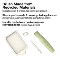 Olivia Garden NewCycle Professional Hair Brush is made from 100% recycled materials (except bristles and cushion), styles all hair types quickly and creates long lasting styles