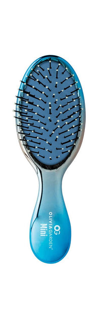 Olivia Garden OG Brush Detangler, removable cushion, scalp hugging shape massages the scalp, for wet or dry hair, for women, men and children, Fine to Medium hair, Black