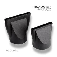 Izutech TRX4000 Italian 2000W Quiet Hair Dryer, Black