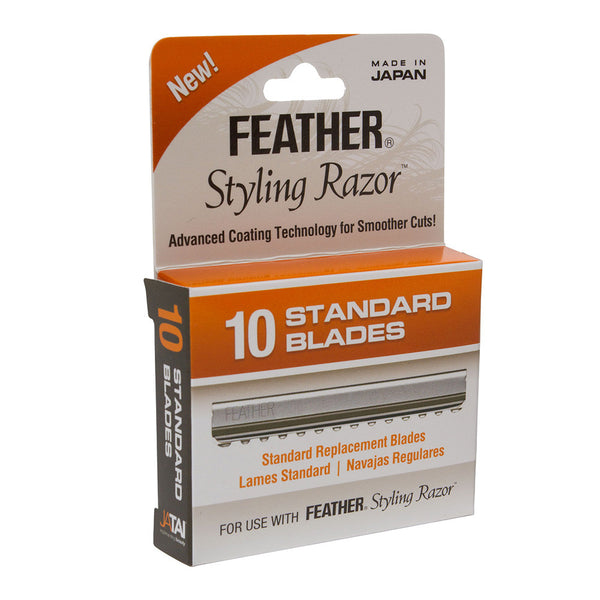 Jatai Feather Replacement Blades, Styling Razor, 10