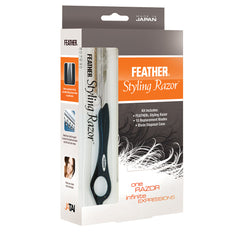 Jatai Feather Styling Razor Standard Kit, Black, 7.25