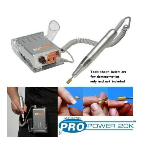 Medicool Professional Pro Power 20K, Rechargeable Manicure and Pedicure System